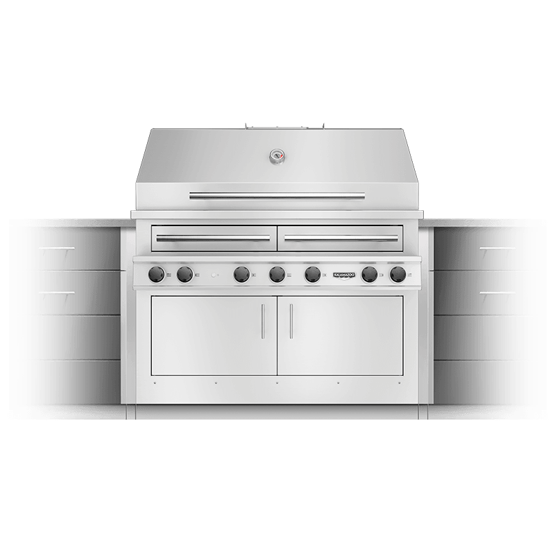 K1000HB Built-In Hybrid Fire Grill | Kalamazoo Outdoor Gourmet