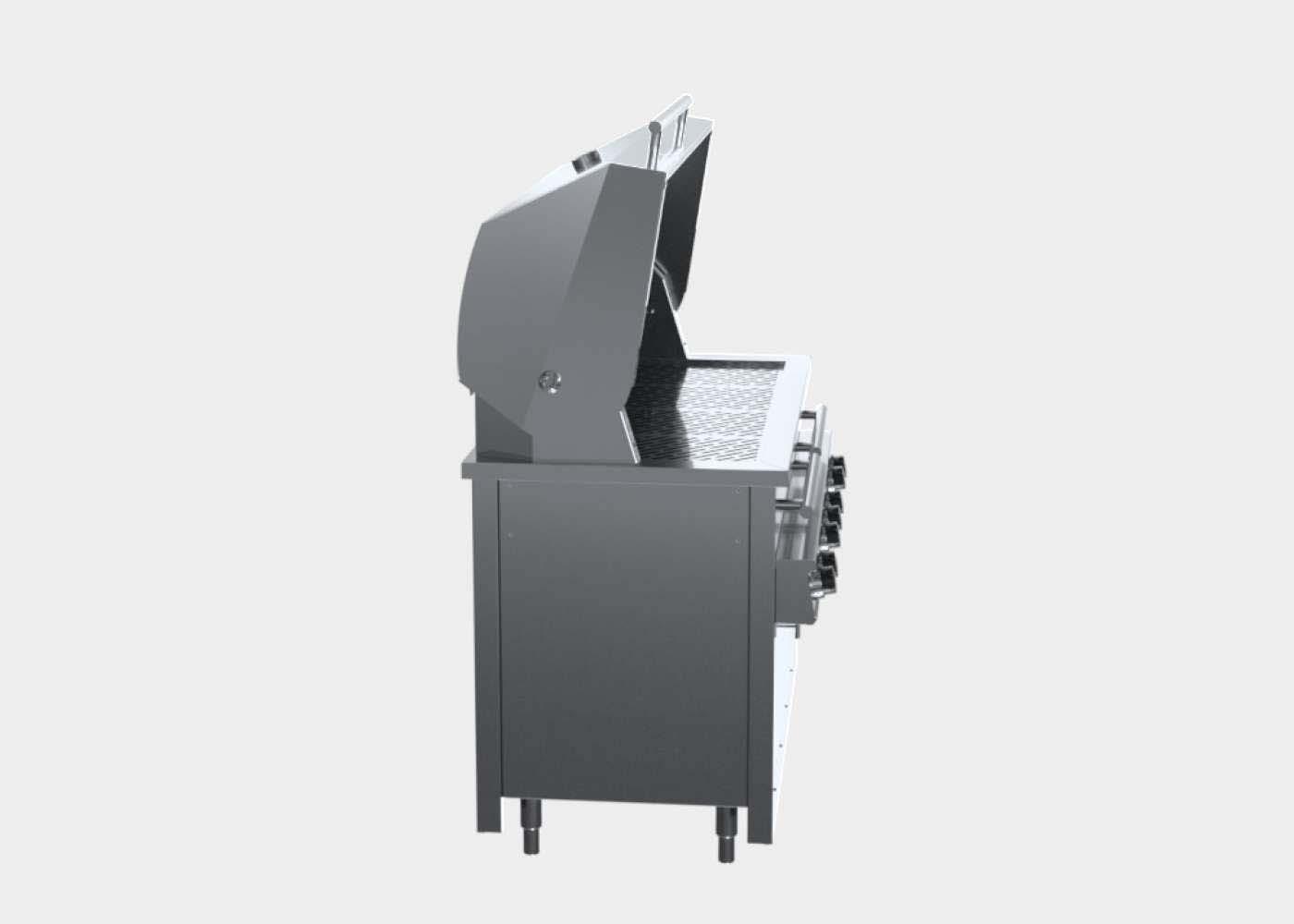 K1000 Built-in Hybrid Fire Grill | Kalamazoo Outdoor Gourmet