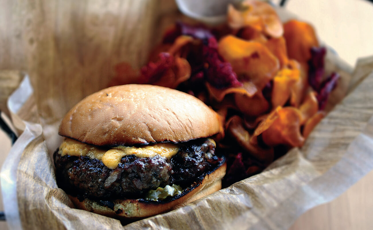 Bacon Bison Burgers