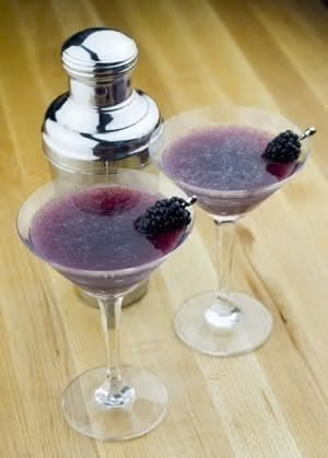 Blackberry Ginger Martinis