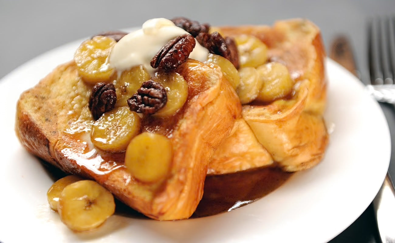 Brandied Bananas French Toast