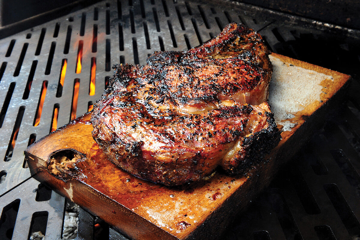 Double-Oaked Cowboy Steaks
