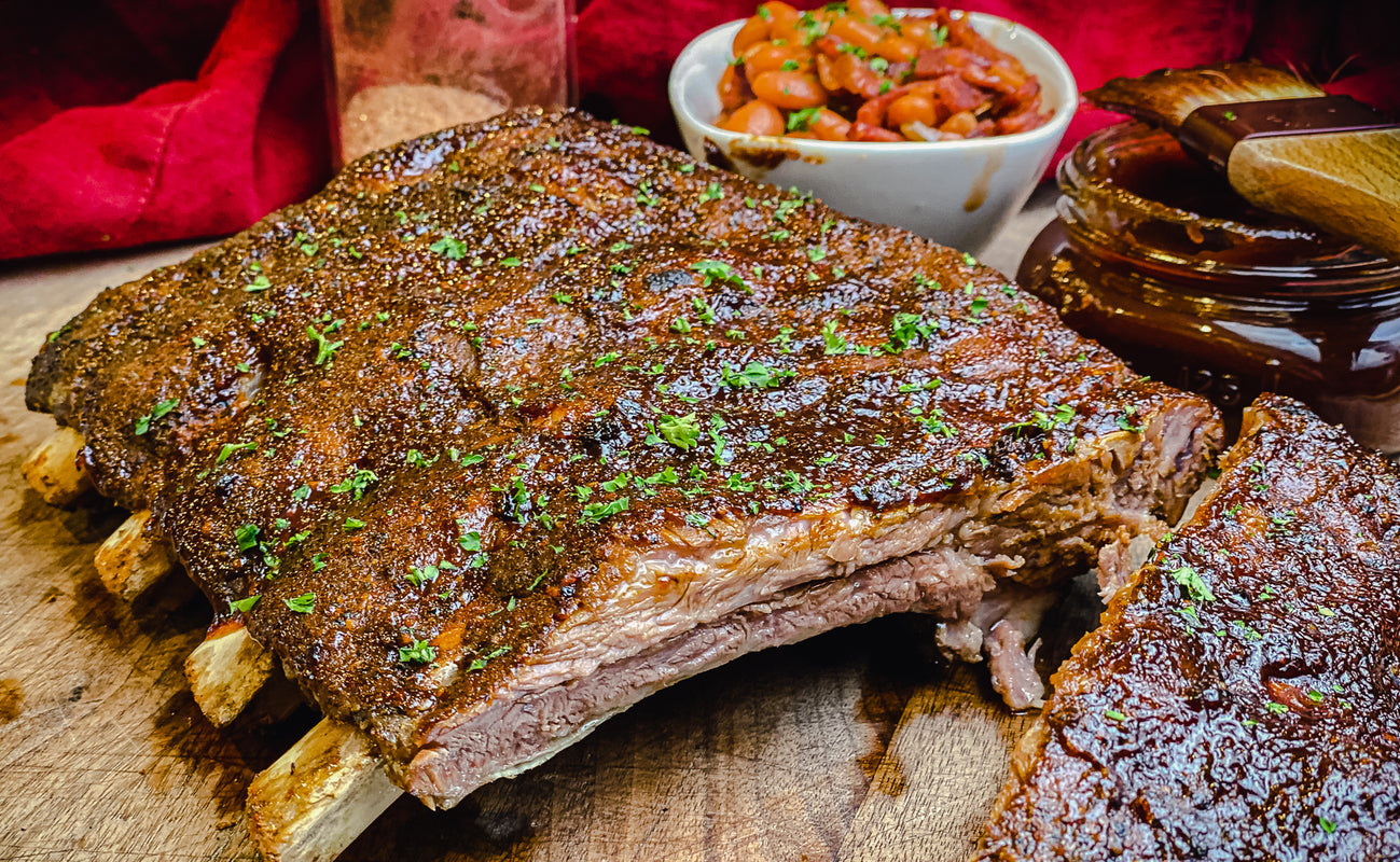 Smoky Oven Roasted Beef Back Ribs