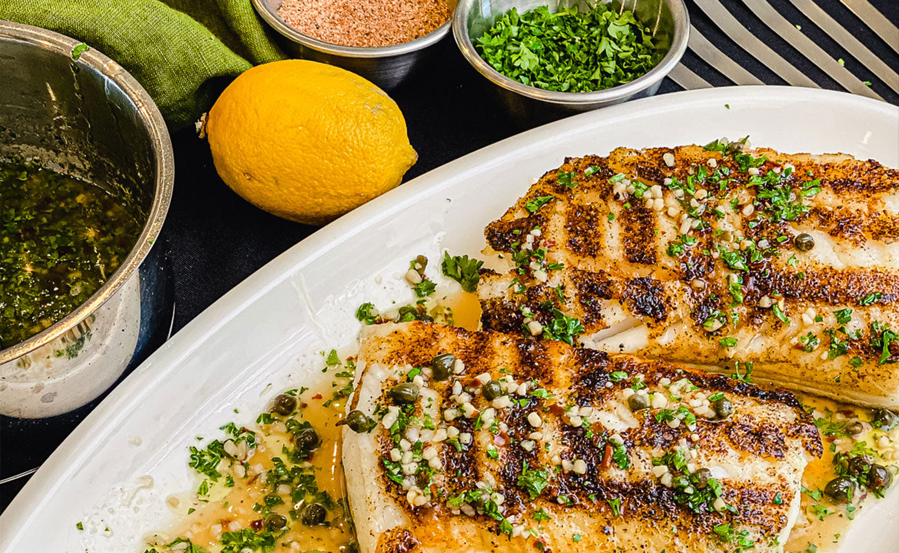 Grilled Sea Bass