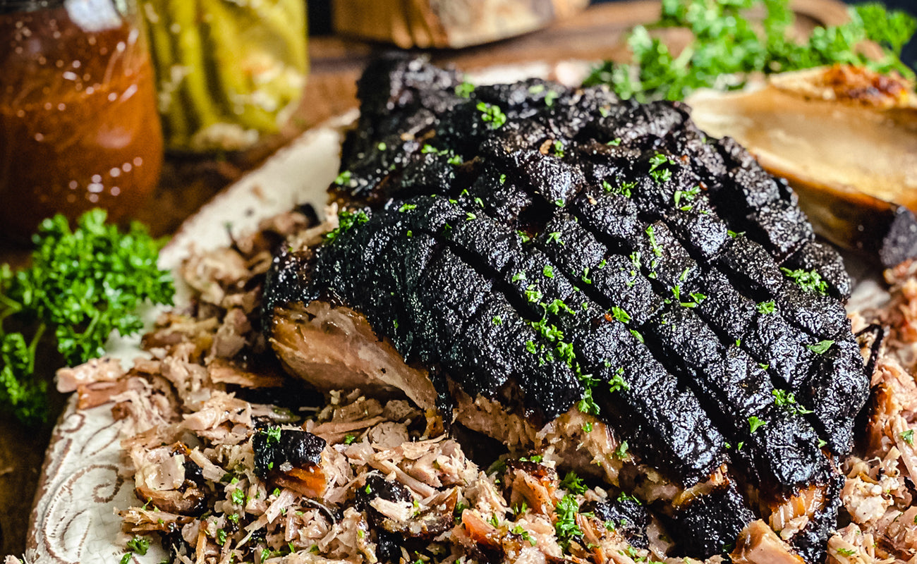 Eastern Carolina-Style Smoked Pork Shoulder