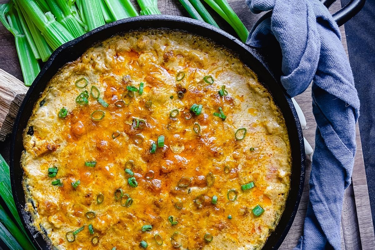 Double-Smoked Buffalo Chicken Dip