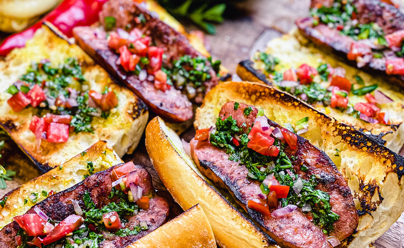 Grilled Choripán Sandwiches
