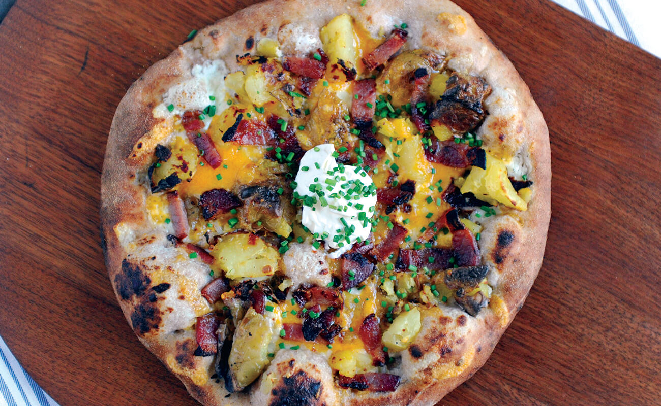Loaded Baked Potato Pizza