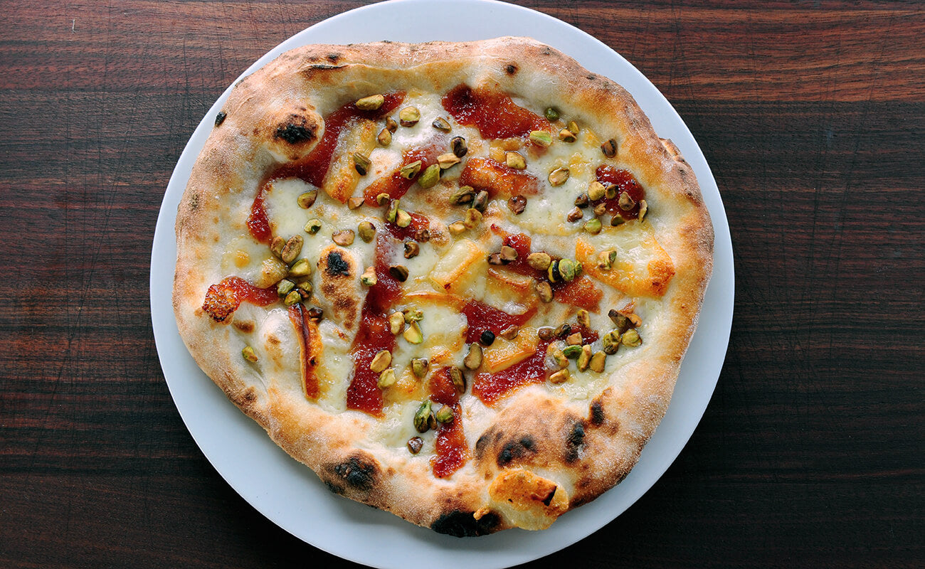 Quince & Pistachio Pizza