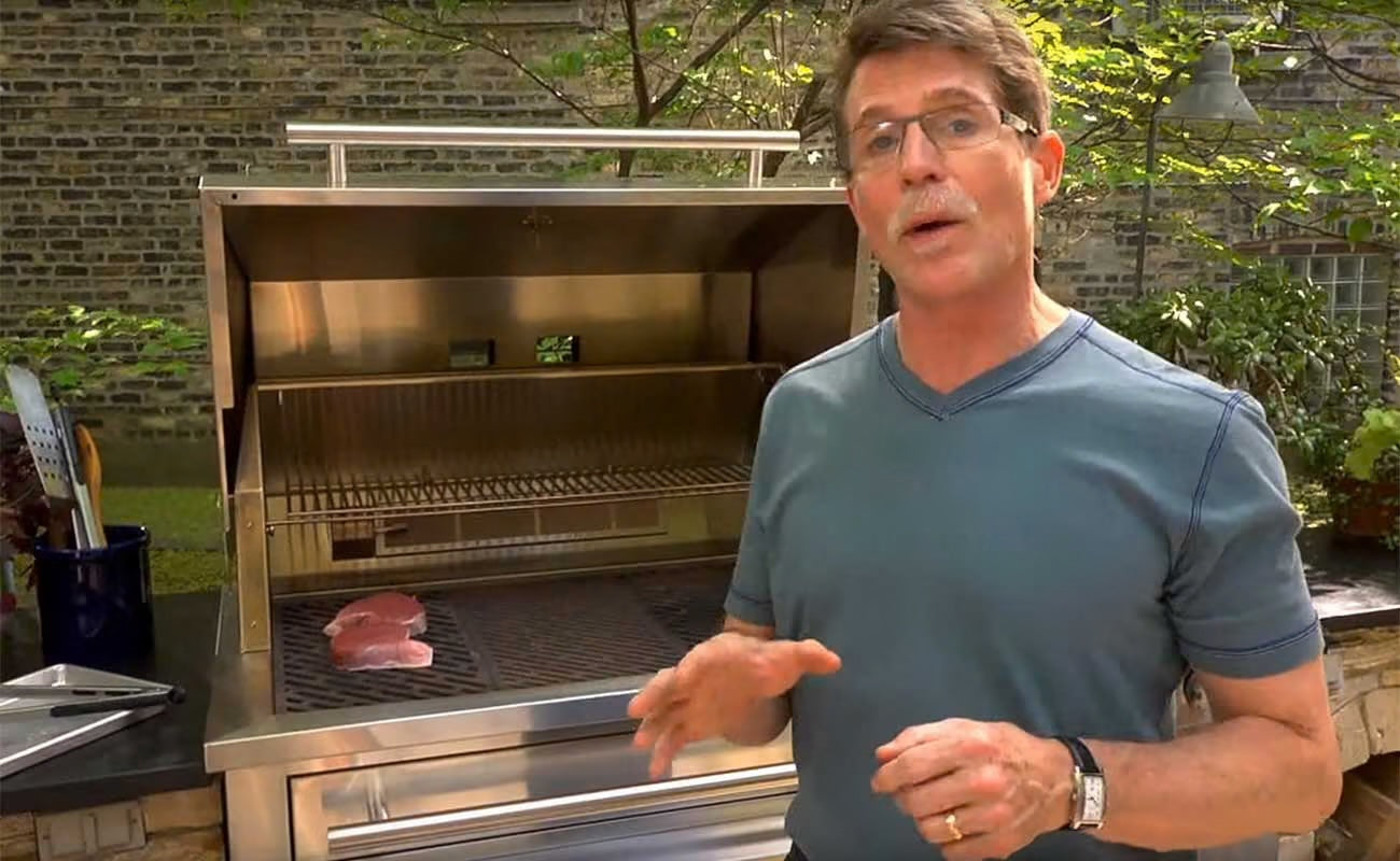 Searing on the Hybrid Fire Grill