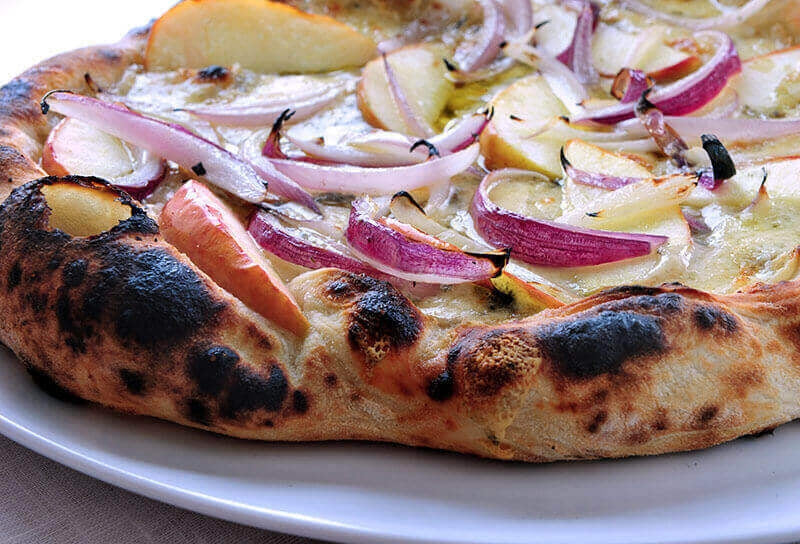 Apple Stilton Pizza