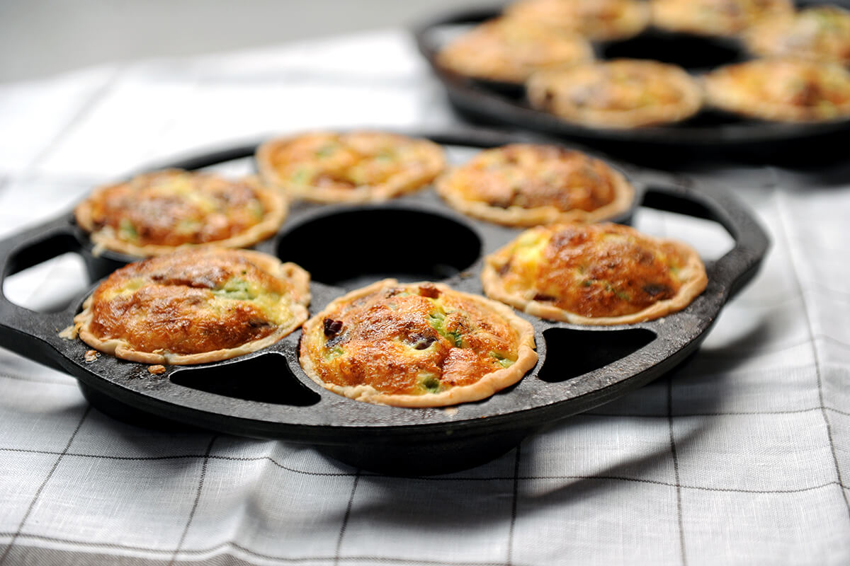Smoky Bacon Mini Quiches