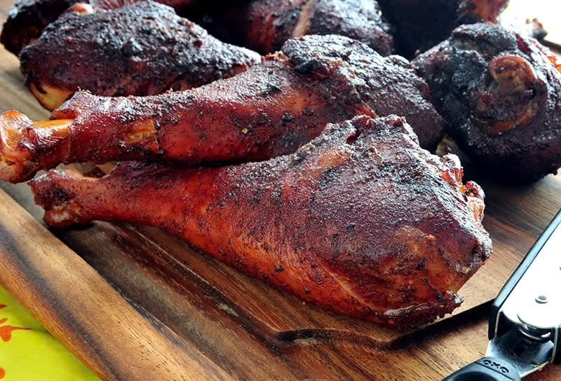 Barbecued Turkey Legs