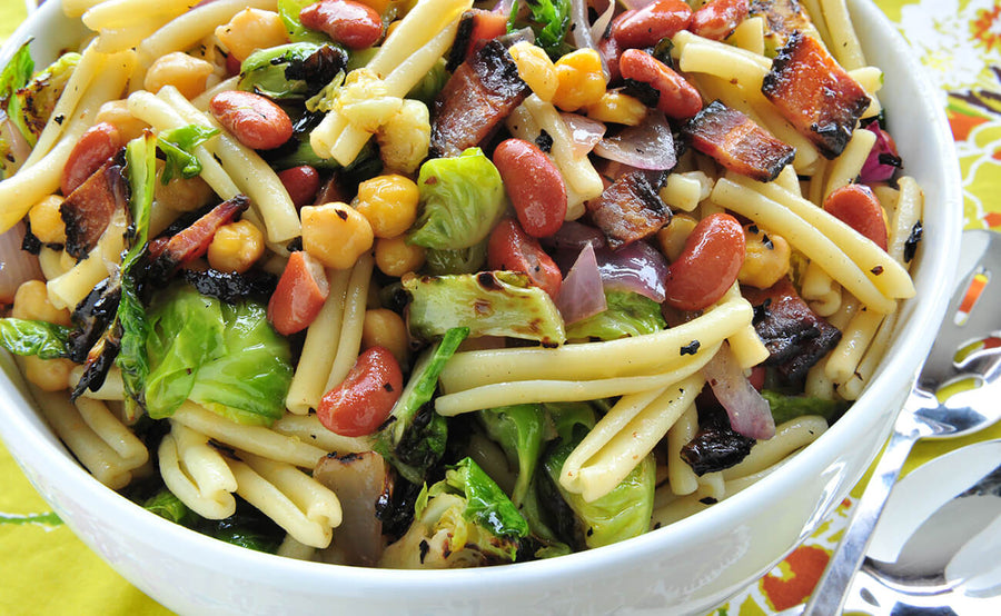 Brussels and Beans Salad