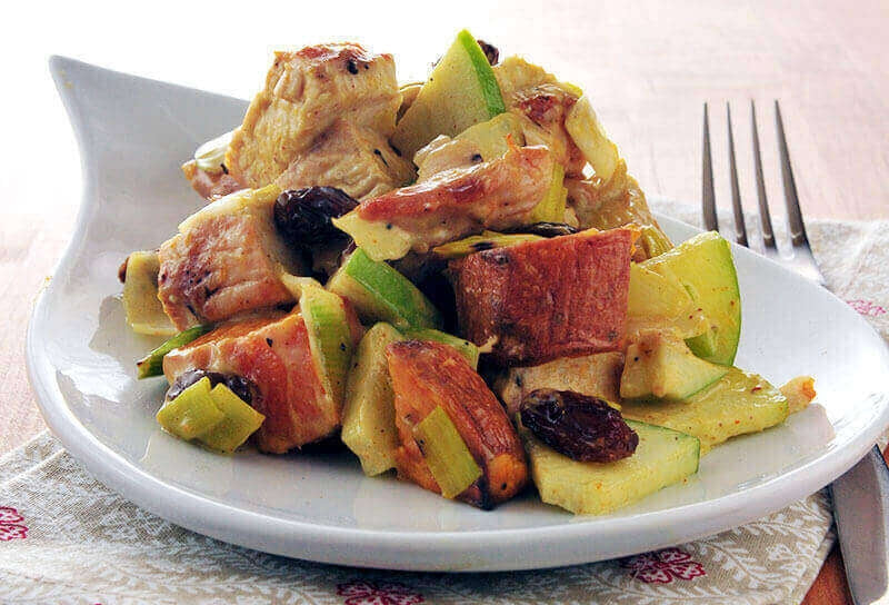 Curry Sweet Potato and Turkey Salad
