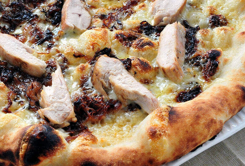 Garlic Chicken Pizza