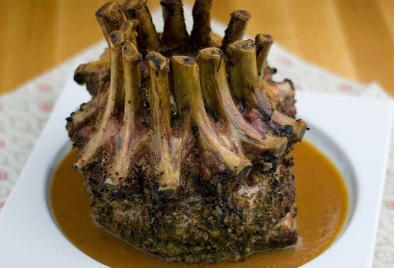 Crown Roast of Pork with Savory Rosemary Rub