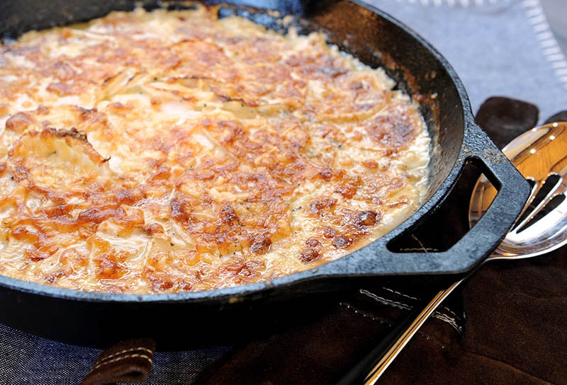 Grill-roasted Turnip Gratin