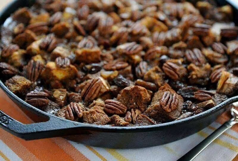 Bourbon Gingerbread Pudding
