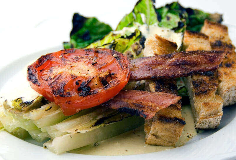 Grilled Caesar Salad