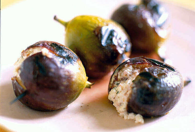 Grilled Feta-Stuffed Figs