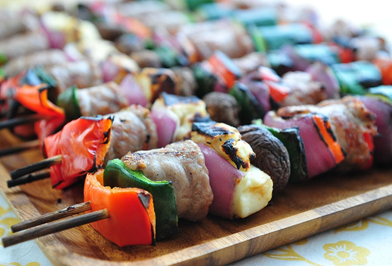 Italian Sausage Kebabs
