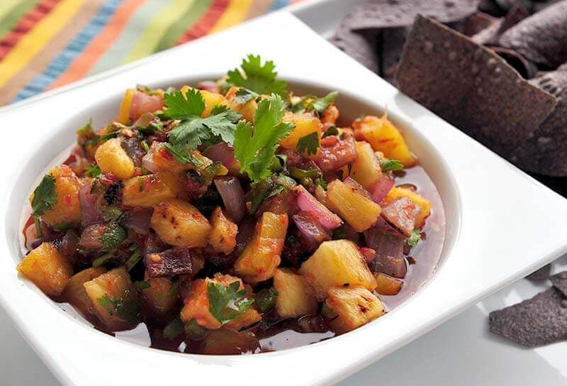 Grilled Pineapple Salsa