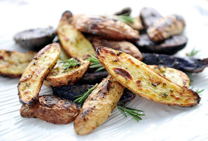 Grill-roasted Fingerling Fries