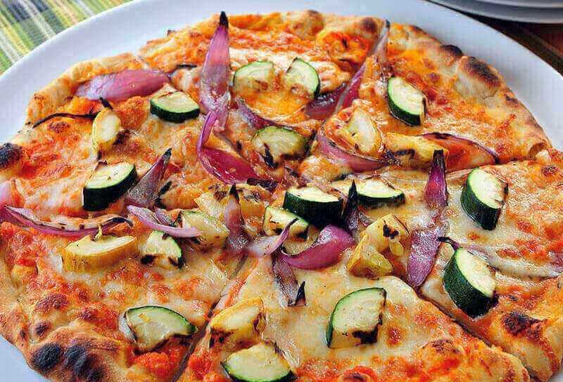 Grilled Vegetable Pizza