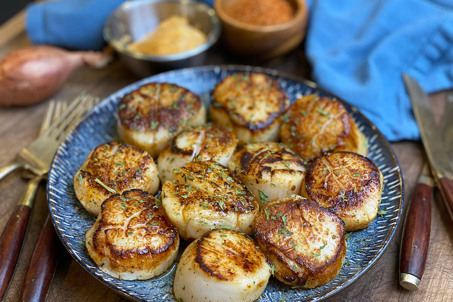 Cajun Seared Scallops