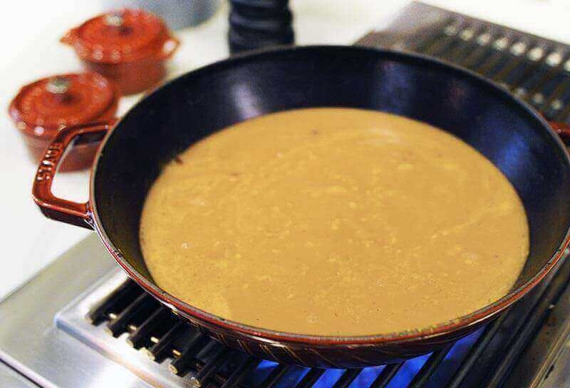 Mirepoix Gravy for Smoke-Grilled Turkey