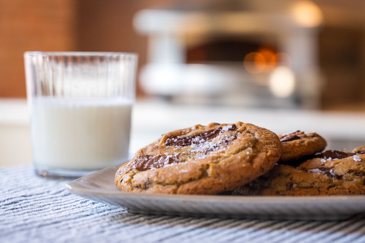 Pizza Oven Chocolate Chip Cookies