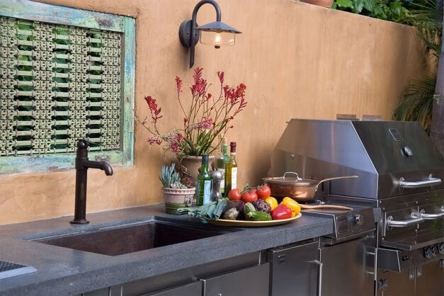 Plumbing for an Outdoor Kitchen Sink