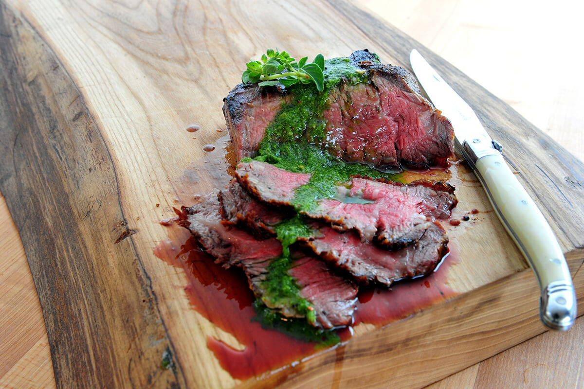 Rib Cap Steaks with Chimichurri | Kalamazoo Outdoor Gourmet