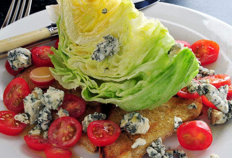 Crisp Wedge Salad with Champagne Vinaigrette