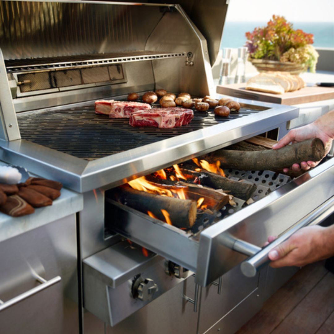K1000HT Freestanding Hybrid Fire Grill | Kalamazoo Outdoor Gourmet