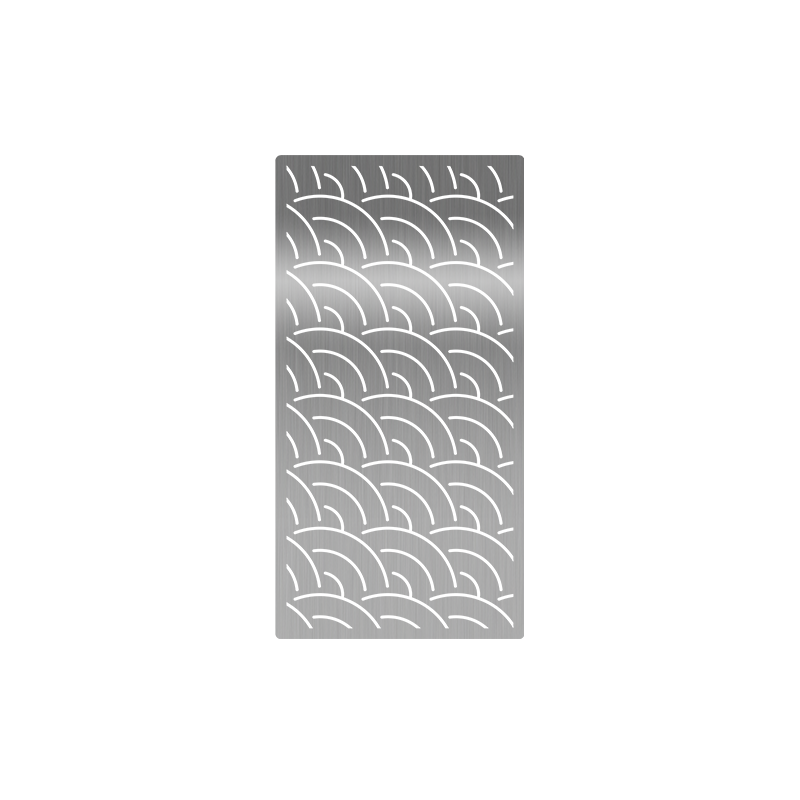 Laser Cut Grill Grate, Fish Pattern