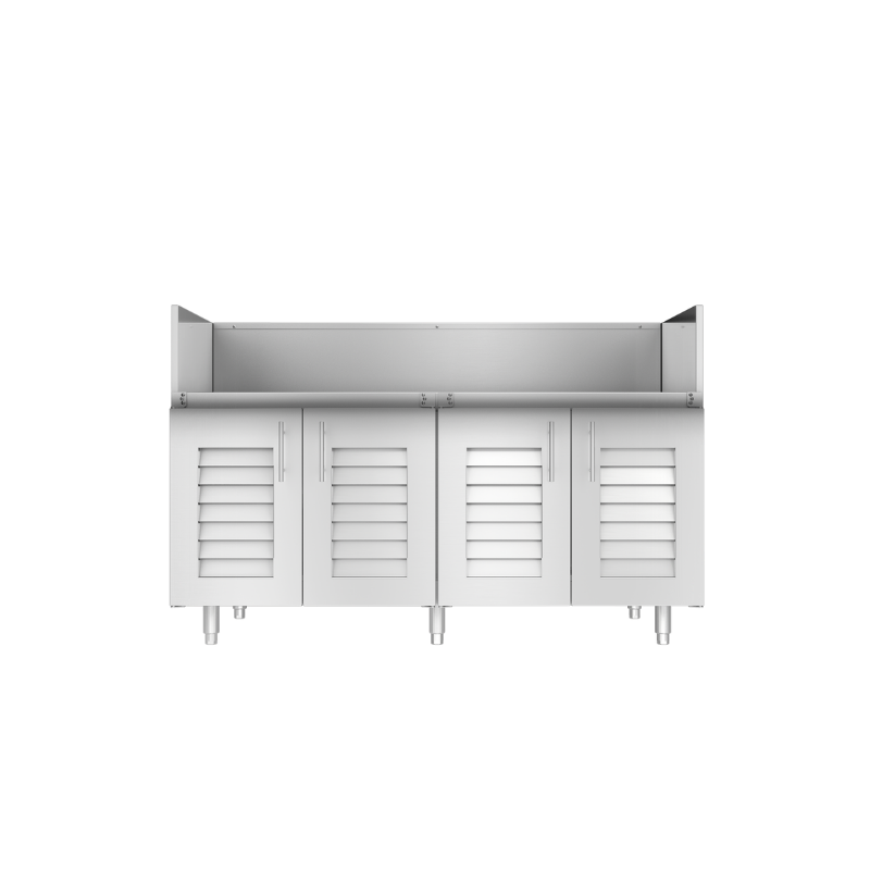 K-DBC54-LVP Echo 5 Gas Grill Base Cabinet with Louvered Doors