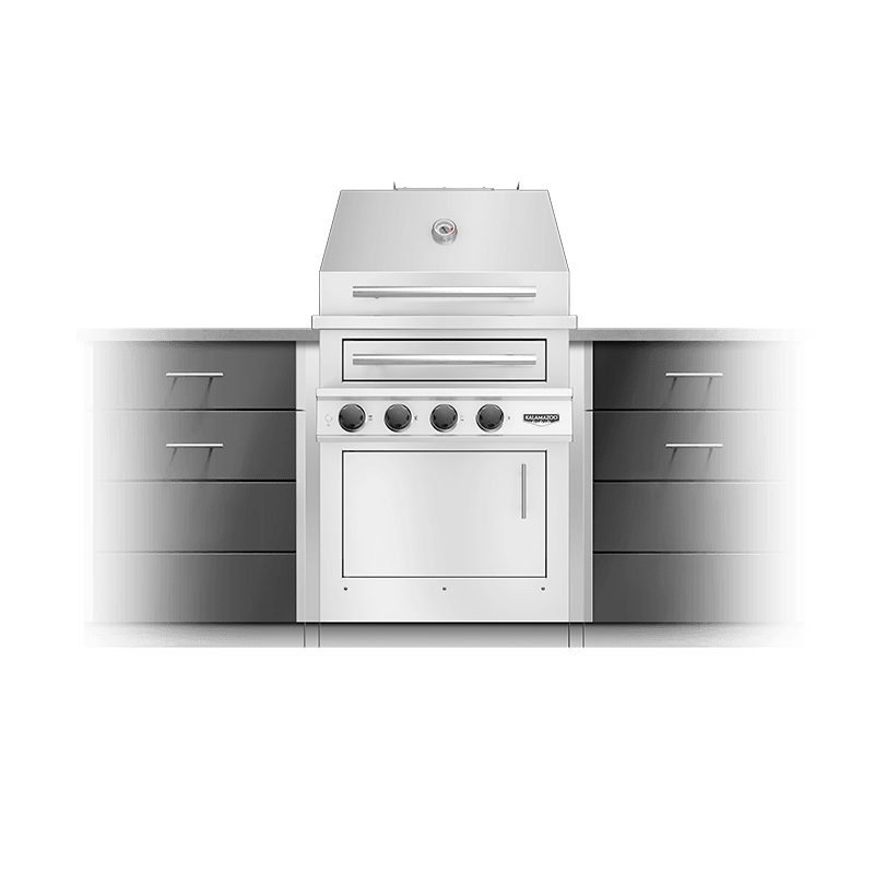 K500HB Built-In Hybrid Fire Grill