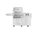 K500HS Freestanding Hybrid Fire Grill with Side Burner