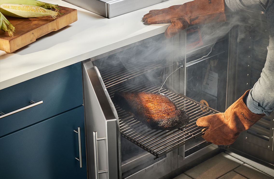 Freestanding Charcoal Gravity Smoker | Kalamazoo Outdoor Gourmet