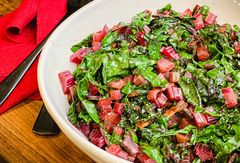 Sautéed Rainbow Chard Recipe