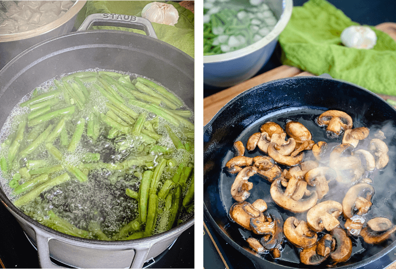 Smoky Parmesan Green Bean Casserole