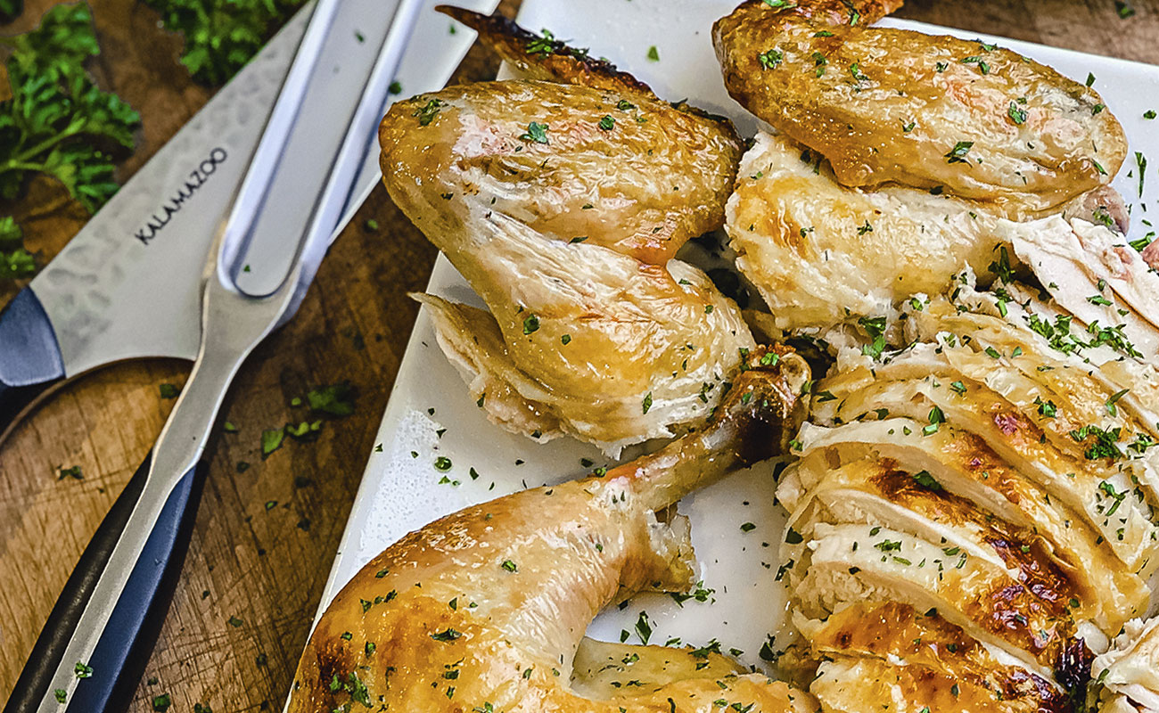 Image of Oven-Roasted Butterflied Chicken