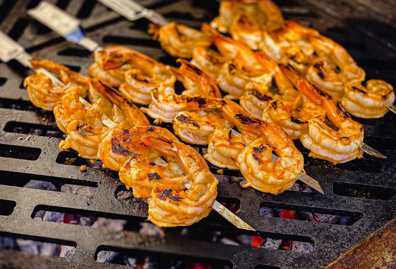 Sweet Thai Chili Shrimp Skewers