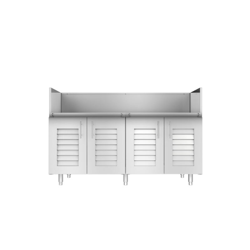 K-DBC54-LVP Grill Head Base Cabinet with Louvered Doors Image