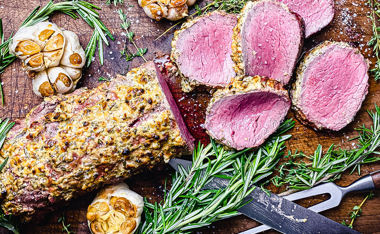 Image of Roasted Herb-Crusted Chateaubriand