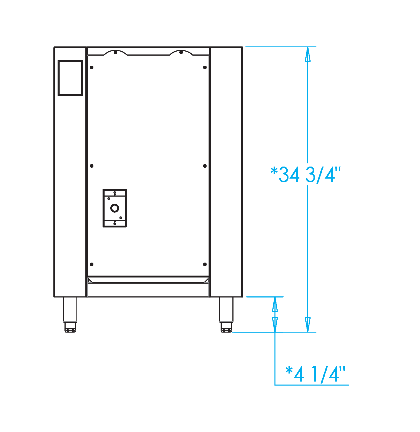 Signature 15-inch Appliance Cabinet Dimensions Image