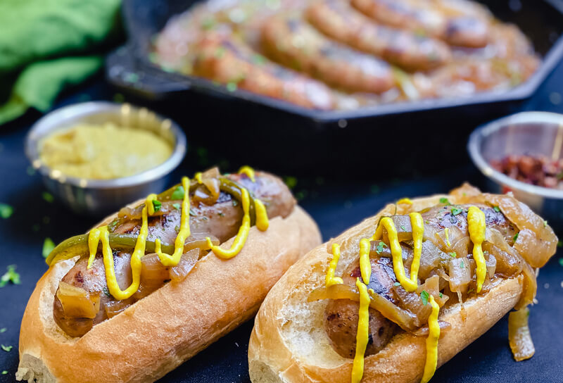 Beer-Braised Brats