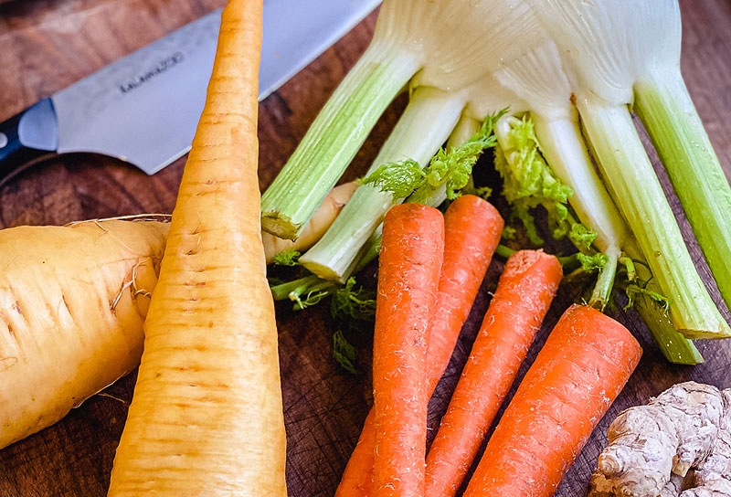 Miso Maple Roasted Vegetables